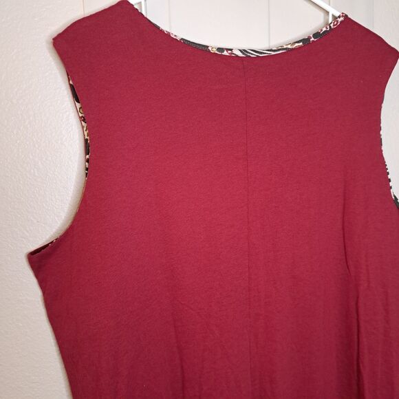 NEW Disney Parks Animal Kingdom Dress Red Side Authentic Size XXL - Picture 9 of 9